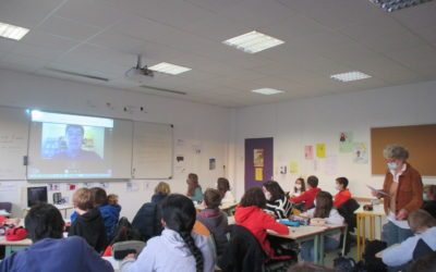 Un chercheur dans la classe d’anglais