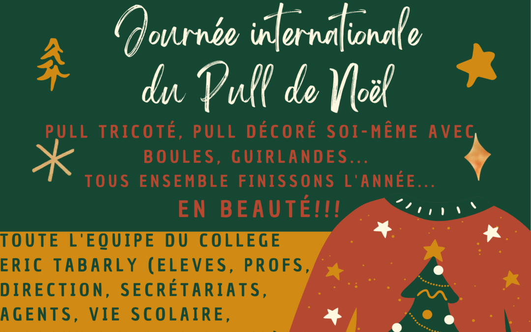 Journée du pull de Noël!!!